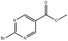 methyl 2-bromopyrimidine-5-carboxylate 化学構造式