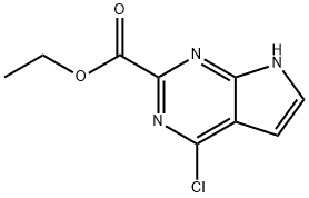 1209749-81-4 ETHYL 4-CHLORO-1H-PYRROLO[2,3-D]PYRIMIDINE-2-CARBOXYLATE