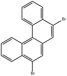 5,8-二溴-苯并[C]菲 结构式