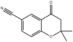 2,2-dimethyl-4-oxochroman-6-carbonitrile Structure