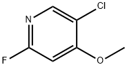 5-氯-2-氟-4-甲氧基吡啶,1211537-31-3,结构式