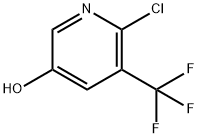 6-Chloro-5-(trifluoromethyl)pyridin-3-ol Struktur