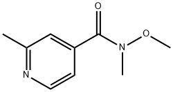 N-methoxy-N,2-dimethylisonicotinamide Structure