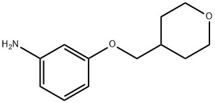 3-[(tetrahydro-2H-pyran-4-yl)methoxy]benzenamine Structure