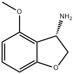 (S)-4-甲氧基-2,3-二氢苯并呋喃-3-胺,1212802-03-3,结构式