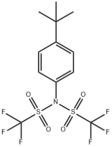 N-(4-叔丁基苯基)双(三氟甲烷磺酰亚胺) 结构式