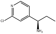 (R)-1-(2-Chloro-pyridin-4-yl)-propylamine Structure