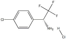 (R)-2,2,2-Trifluoro-1-(4-chloro-phenyl)-ethylamine hydrochloride Structure