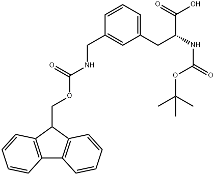 Boc-3-(Fmoc-aminomethyl)-D-phenylalanine|Boc-3-(Fmoc-aminomethyl)-D-phenylalanine