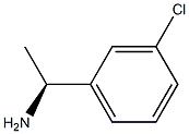 (S)-1-(3-CHLOROPHENYL)ETHANAMINE Struktur