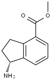 METHYL (1R)-1-AMINOINDANE-4-CARBOXYLATE Structure