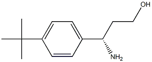 (S)-3-氨基-3-(4-(叔丁基)苯基)丙-1-醇, 1213500-89-0, 结构式