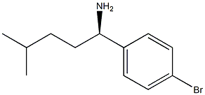 (R)-1-(4-bromophenyl)-4-methylpentan-1-amine Structure