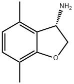 (S)-4,7-二甲基-2,3-二氢苯并呋喃-3-胺,1213667-36-7,结构式