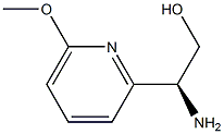 (2S)-2-AMINO-2-(6-METHOXY(2-PYRIDYL))ETHAN-1-OL Struktur