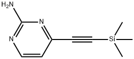 4-((trimethylsilyl)ethynyl)pyrimidin-2-amine|