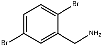(2,5-DIBROMOPHENYL)METHANAMINE 化学構造式