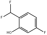 5-fluoro-2-(difluoromethyl)phenol Struktur