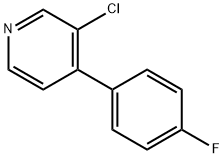 3-chloro-4-(4-fluorophenyl)pyridine,1214367-78-8,结构式