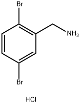 2,5-二溴苄胺盐酸盐 结构式