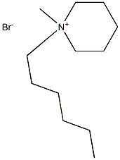 N-己基-N-甲基哌啶溴盐 结构式