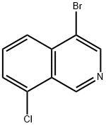 4-bromo-8-chloroisoquinoline Struktur