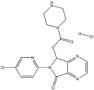 6-(5-Chloropyridin-2-yl)-7-oxo-6,7-dihydro-5H-pyrrolo[3,4-b]pyrazin-5-yl piperazine-1-carboxylate hydrochloride