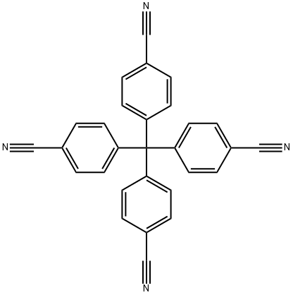 4,4',4'',4'''-methanetetrayltetrabenzonitrile Struktur