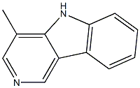 4-メチル-γ-カルボリン 化学構造式