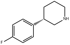 (S)-3-(4-fluorophenyl)piperidine Structure