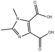 1,2-Dimethyl-1H-Imidazole-4,5-Dicarboxylic Acid Struktur