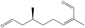 (S,Z)-2,6-dimethyloct-2-enedial Structure