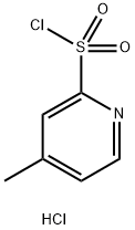4-甲基吡啶-2-磺酰氯盐酸盐 结构式