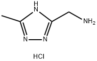 C-(5-Methyl-4H-[1,2,4]triazol-3-yl)-methylamine hydrochloride|5-甲基-3-氨甲基-1H-1,2,4-三唑盐酸盐