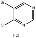 5-溴-4-氯嘧啶盐酸盐,1220039-87-1,结构式