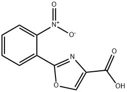 2-(2-Nitro-phenyl)-oxazole-4-carboxylic acid 结构式