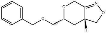 (3aR,5R)-5-((benzyloxy)methyl)-3,3a,4,5-tetrahydro-7H-pyrano[3,4-c]isoxazole Struktur