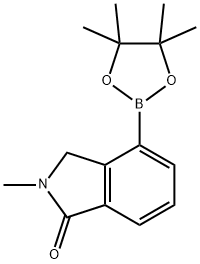 2-Methyl-4-(4,4,5,5-tetramethyl-[1,3,2]dioxaborolan-2-yl)-2,3-dihydro-isoindol-1-one Structure