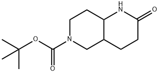 2-Oxo-Octahydro-[1,6]Naphthyridine-6-Carboxylic Acid Tert-Butyl Ester Struktur