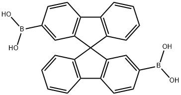 9,9'-spirobi[fluorene]-2,2'-diyldiboronic acid Structure