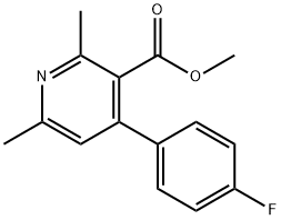 Methyl 4-(4-fluorophenyl)-2,6-dimethylnicotinate Structure