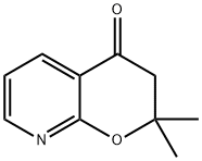 2,2-二甲基-2,3-二氢-4H-吡喃并[2,3-B]吡啶-4-酮 结构式