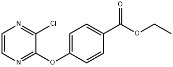 ethyl 4-(3-chloropyrazin-2-yloxy)benzoate Structure