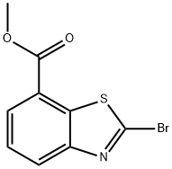 methyl 2-bromobenzo[d]thiazole-7-carboxylate Structure