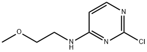 2-chloro-N-(2-methoxyethyl)pyrimidin-4-amine Structure