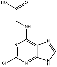 (2-Chloro-9H-purin-6-ylamino)-acetic acid,1225161-95-4,结构式