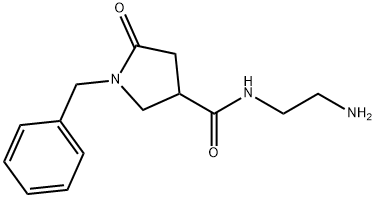 N-(2-aminoethyl)-1-benzyl-5-oxopyrrolidine-3-carboxamide Structure