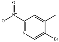 5-bromo-4-methyl-2-nitropyridine 化学構造式