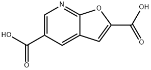 Furo[2,3-b]pyridine-2,5-dicarboxylic acid Struktur