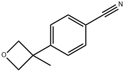 4-(3-Methyloxetan-3-yl)benzonitrile Structure